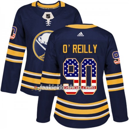 Nainen NHL Buffalo Sabres Pelipaita Ryan OReilly 90 Adidas 2017-2018 Marine Sininen USA Flag Fashion Authentic Nainen NHL Buffalo Sabres Pelipaita Ryan OReilly 90 Adidas 2017-2018 Marine Sininen USA Flag Fashion Authentic